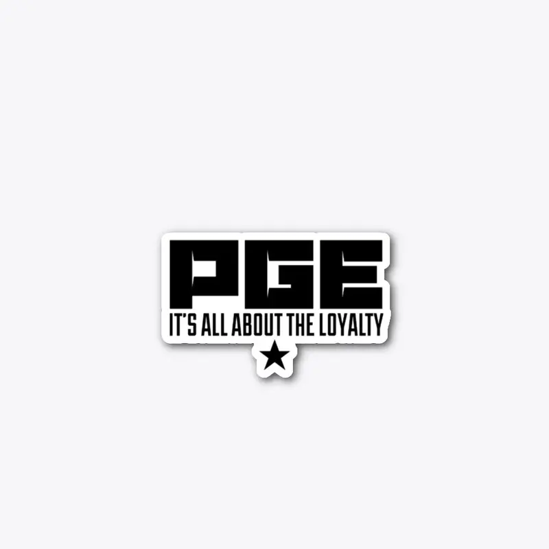 PG Entertainment Sticker